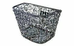 Kurv For Fastmontering Mix Sort Plast Rattan Nest Med Bøjle Og Beslag New.