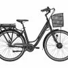El Cykel Dame Elcykel. E-Fly Nova II 7g / 80 Kilometers Kørsel. -El- cykler Salgsbutik 36121061007 e fly elcykel novaiv sort 3 2 2