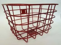 Cykel Kurv For. Blank Rød. Kan Mont. På Alle Cykler.