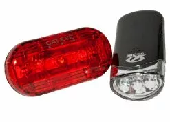 Lygtesæt Cykel. Cateye Forlygte EL-135/baglygte Omni3