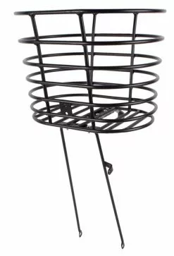 Kurv For Atran Ribb Sort Inkl. Lygteholder