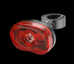 Baglygte Cykel. Baglygte Bike Attitude 3 LED 0,5W Ø25,4-31,8mm Inkl. 2xAA