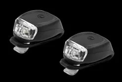 Lygtesæt Cykel. Bike Attitude Silikone 1 LED Ø22,2-31,8mm Inkl. 2xCR2032