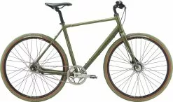 MBK Octane Gravel Urban Herre Cykel. Nexus 7g Rullebremser Mat Grøn M. Grøn/sølv