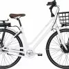 Raleigh Sussex E1 Dame Elcyker. 48cm 7g Nexus Fodbrems Hvid. -El- cykler Salgsbutik 9082290348 1