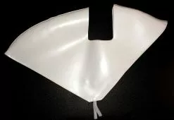 Frakkeskåner Til Cykler. Mat Hvid Plast.